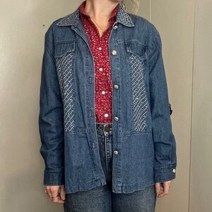 Vintage Saint Germain Paris denim jacket